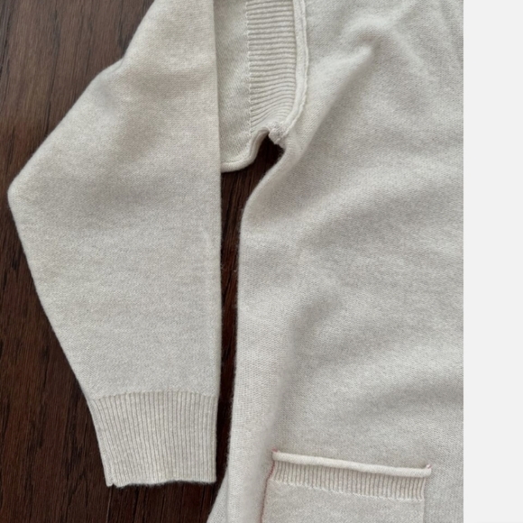 Anthropologie Pilcro Kelly Boyfriend 100% Cashmere Slouchy Cardigan Size S - Picture 15 of 15
